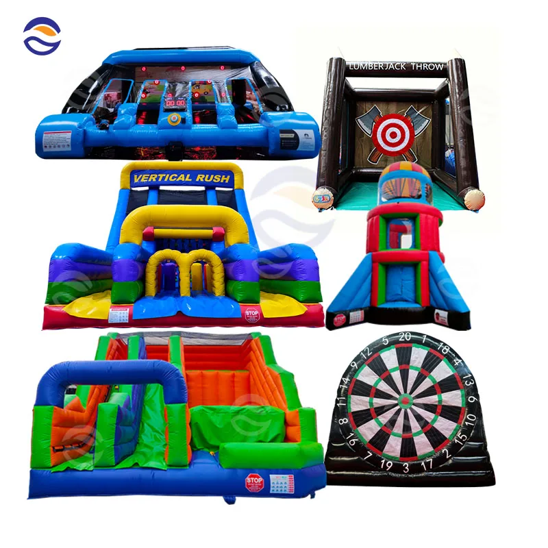 Commercial Inflatable Big Jump Bouncy House Jumping Castle Outdoor Party Sport Games Indoor Obstacle Courses For Kids And Adults
