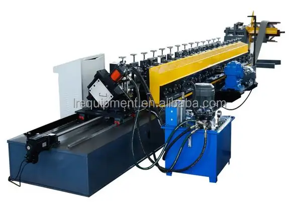 Framing for Building System Storage Rack Beam Upright Keel Roll Forming Machine Steel Angle Light Keel With Punching System