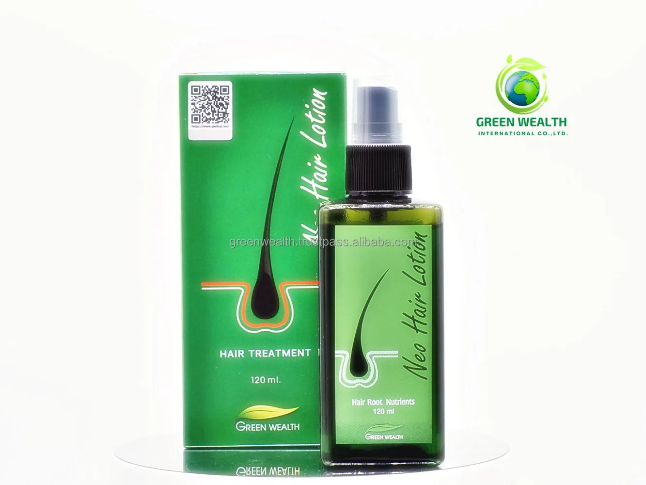 Professional Deep Hair Treatment Neo Hair Lotion Genuine Made in Thailand by Green Wealth for Thinning Hair and Restore Soft