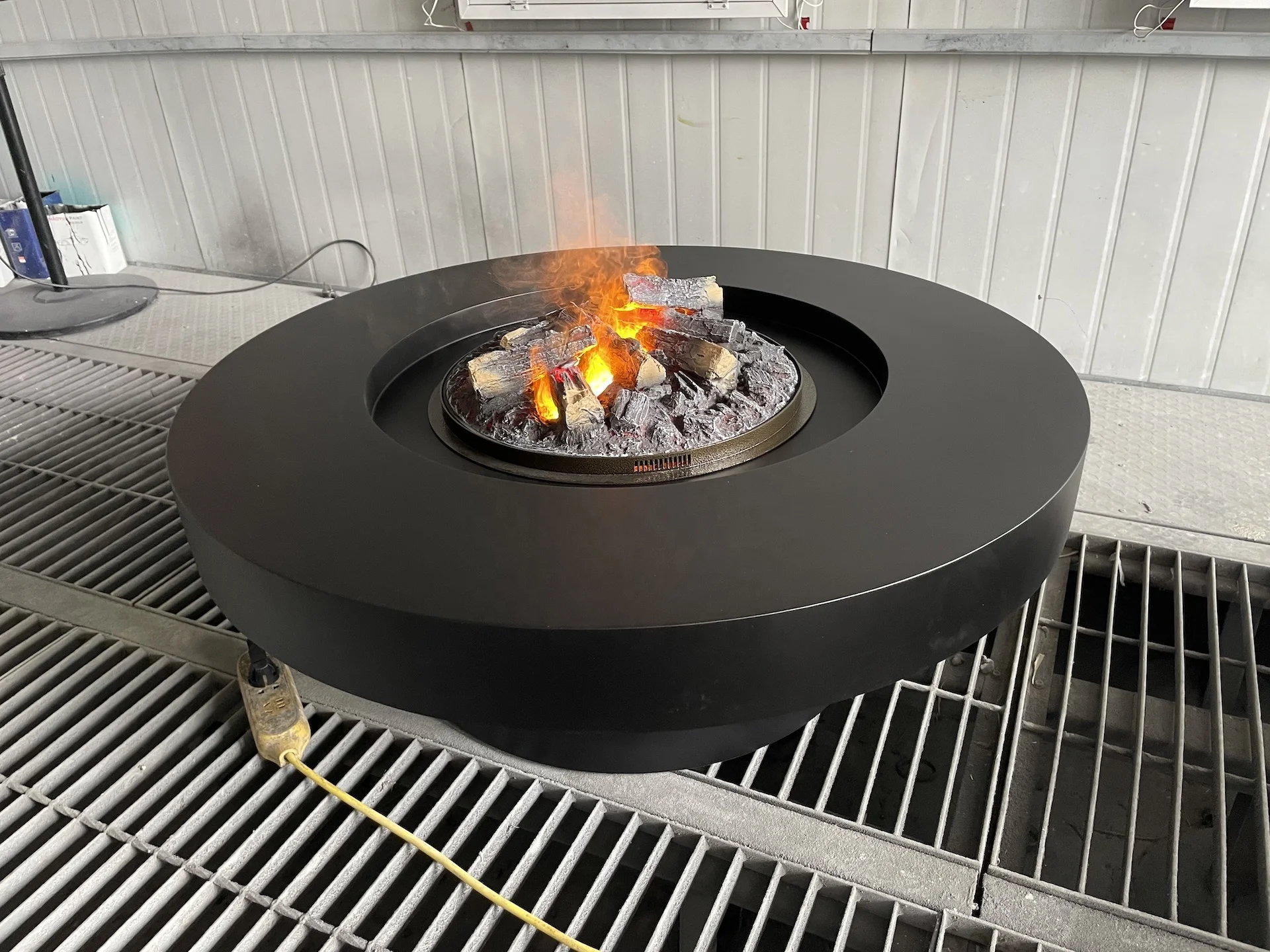 100cm Dia Round Shape Vapor Fireplace Steam Fireplace Water Fireplace for Indoor Use Fire Pit Style