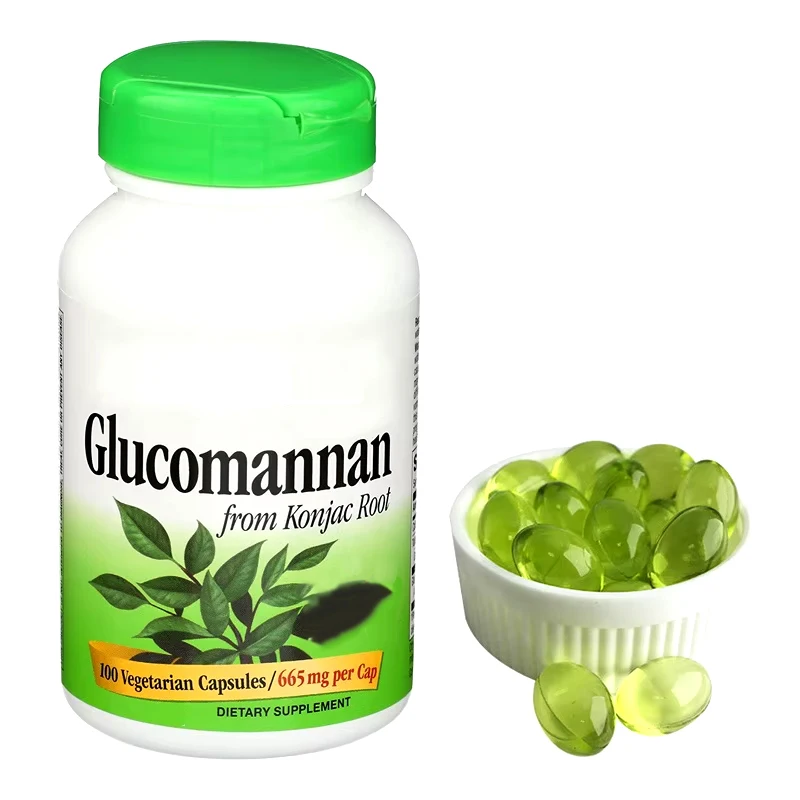 OEM Glucomannan Konjac Root extract slimming Softgels Capsules for supports weight management