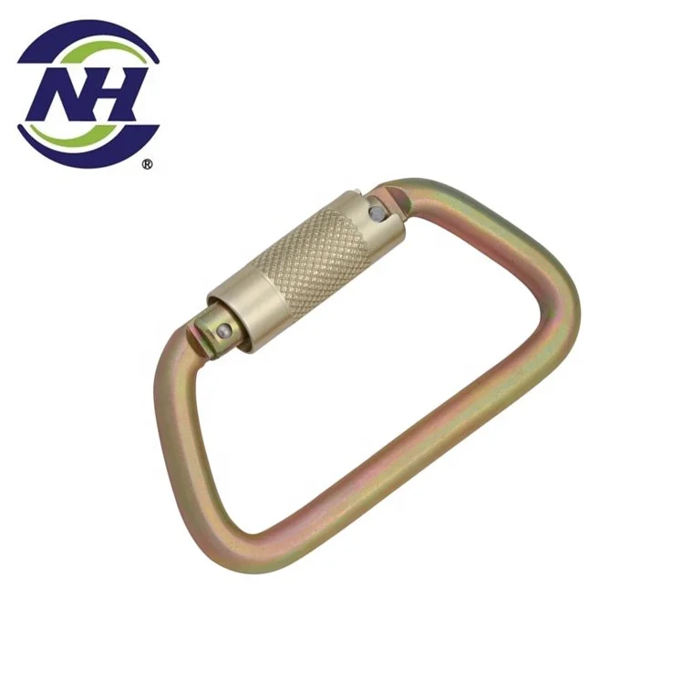 High Tensile Steel 35kn carabiner for climbing