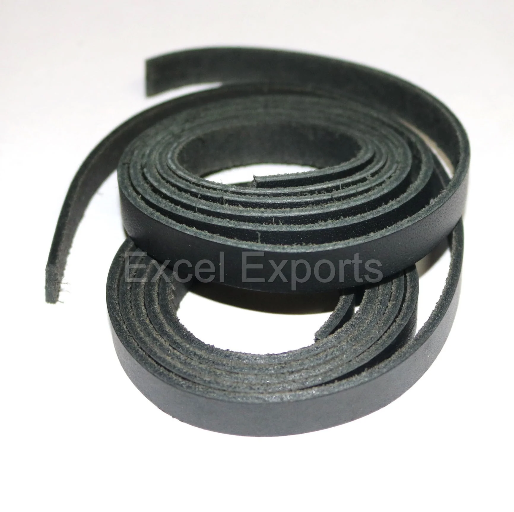 Wholesale Flat leather cord Flat leather strip is available from 10mm to 100mm width leather cord for jewelry belt hanking