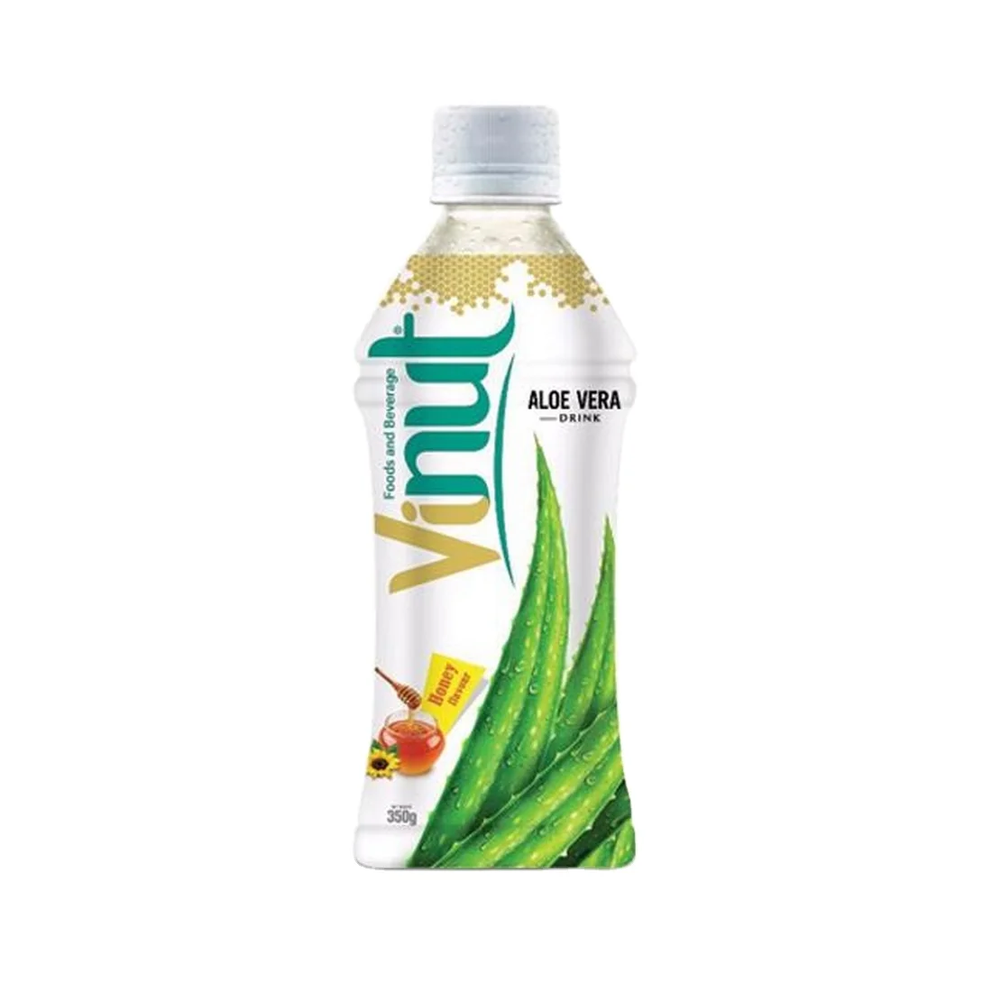 350ml VINUT Bottled Customized Label Aloe Vera Drinks Honey Flavor Manufacturer ODM OEM Service HALAL BRC
