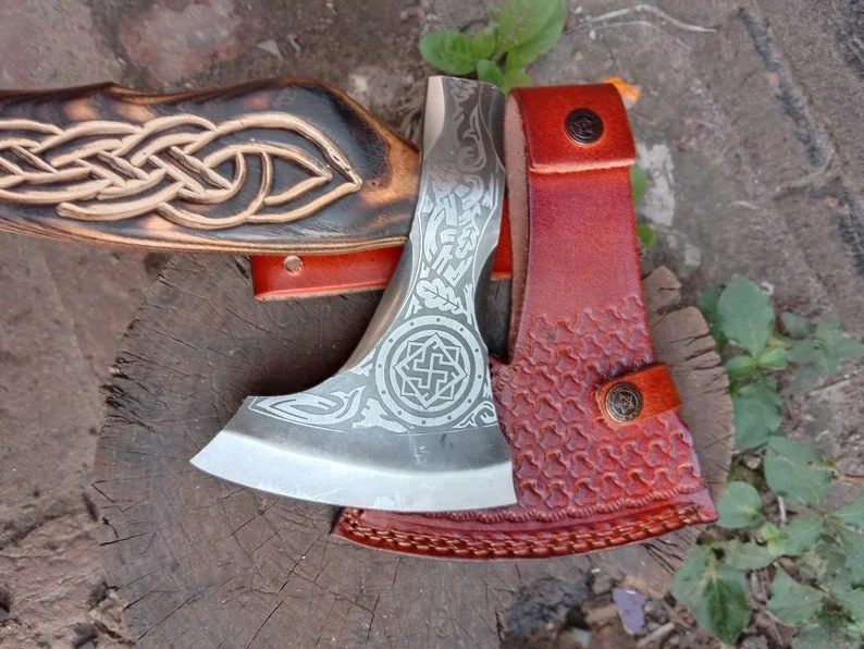 Wholesale Quality Handmade High Carbon Steel Axe Head Viking Axe Hatchet Axes Hatchets Carbon Steel