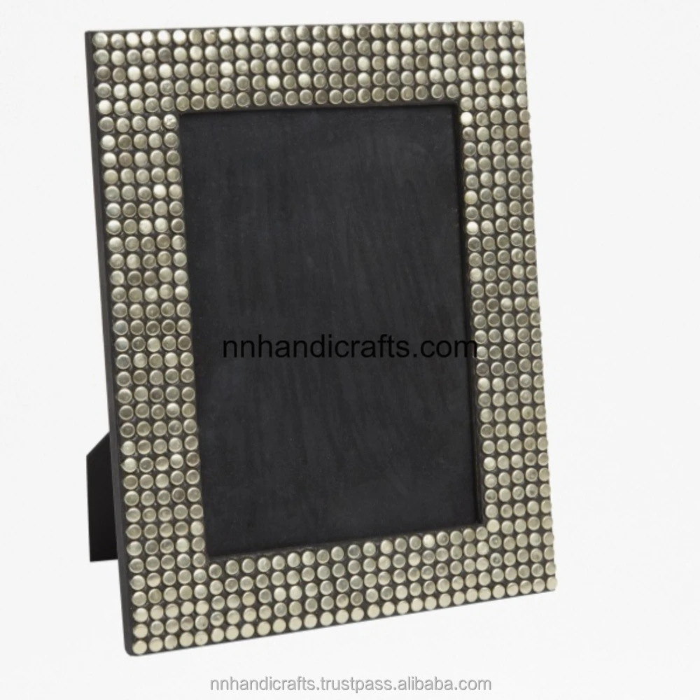 Лидер продаж новейший дизайн металлическая алюминиевая литой позолоченная Прямоугольная Черная фоторамка рамки для