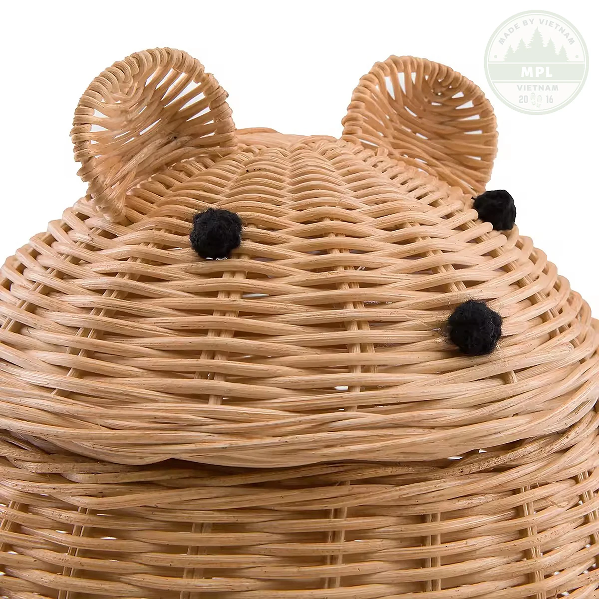 Hot Rattan Mouse Rattan Basket Rattan Kid Baskets Woven Wicker Storage Basket for Kids handmade in Vietnam