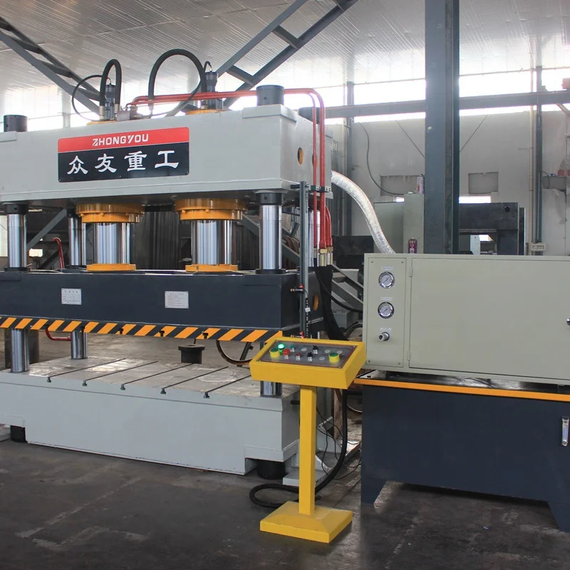  315 тонн двойной цилиндр четыре колонки глубокий чертежный гидравлический пресс