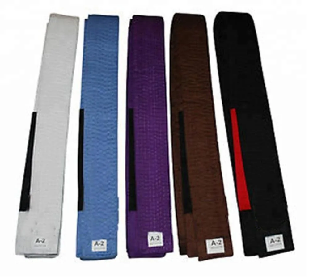 Factory Sale Customized Superior Quality Martial Arts Karate Belts Best Design Men Bjj Gi Uniforms With Color Belts
