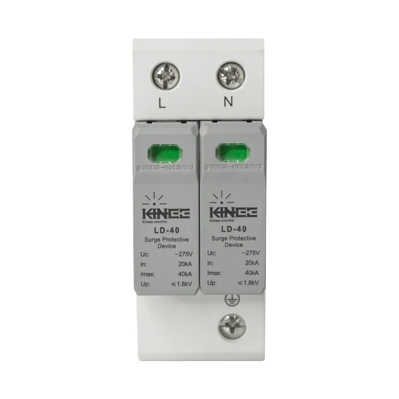 KINEE AC Power Surge Protector 2P 3P AC SPD Class B+C Power SPD protector surge protective device good quality