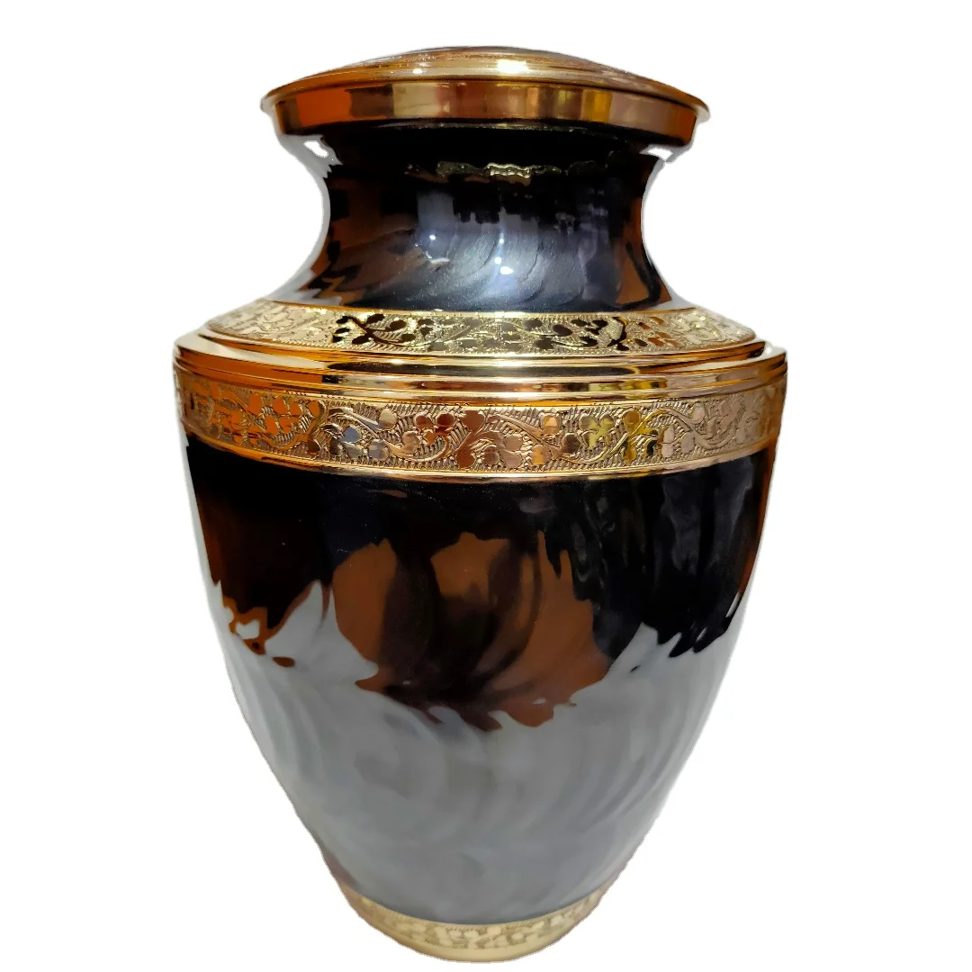 Praying Hands Aluminium Urn Great Quality Handicraft at Best Wholesale Price for Funeral Cremation Ashes
