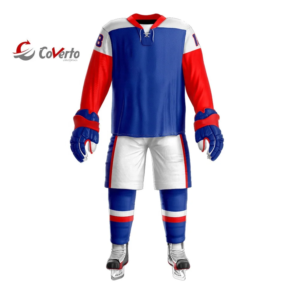  Низкая цена индивидуальная Высококачественная форма для хоккея с шайбой низкая