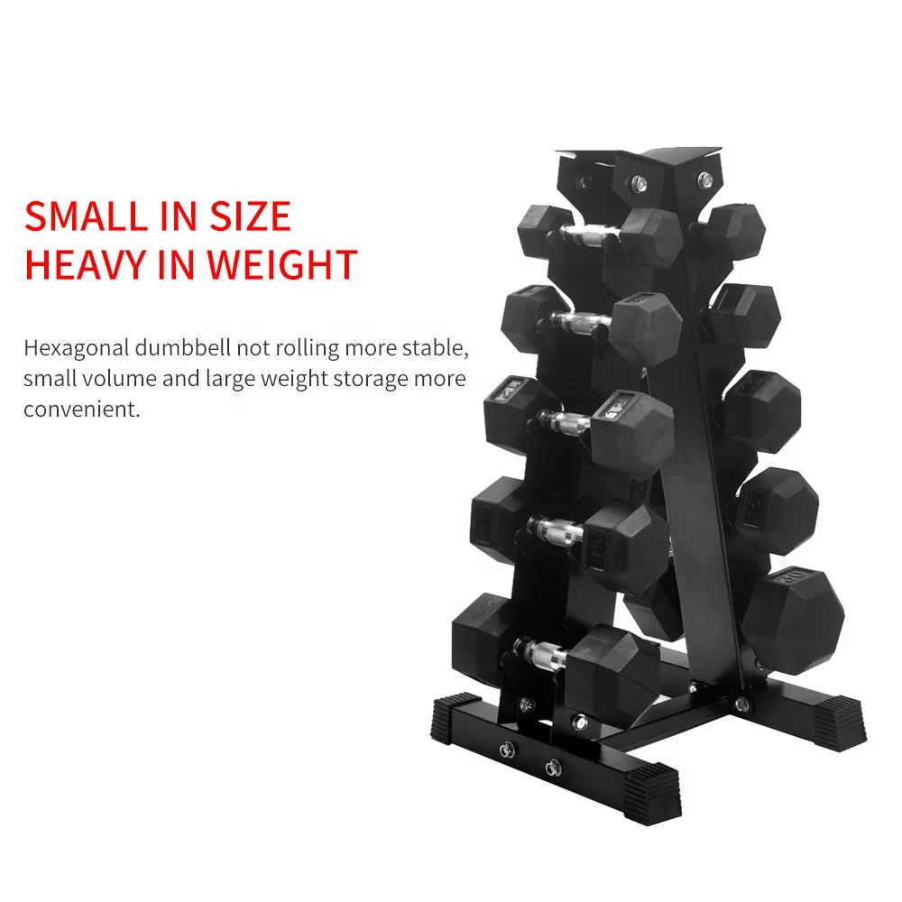 Wholesale 5 Kg 10kg Home Custom Logo Gym Fitness Equipment Cheap Rubber Free Weight Pounds Hexagon Dumbles Hex Dumbbell Set