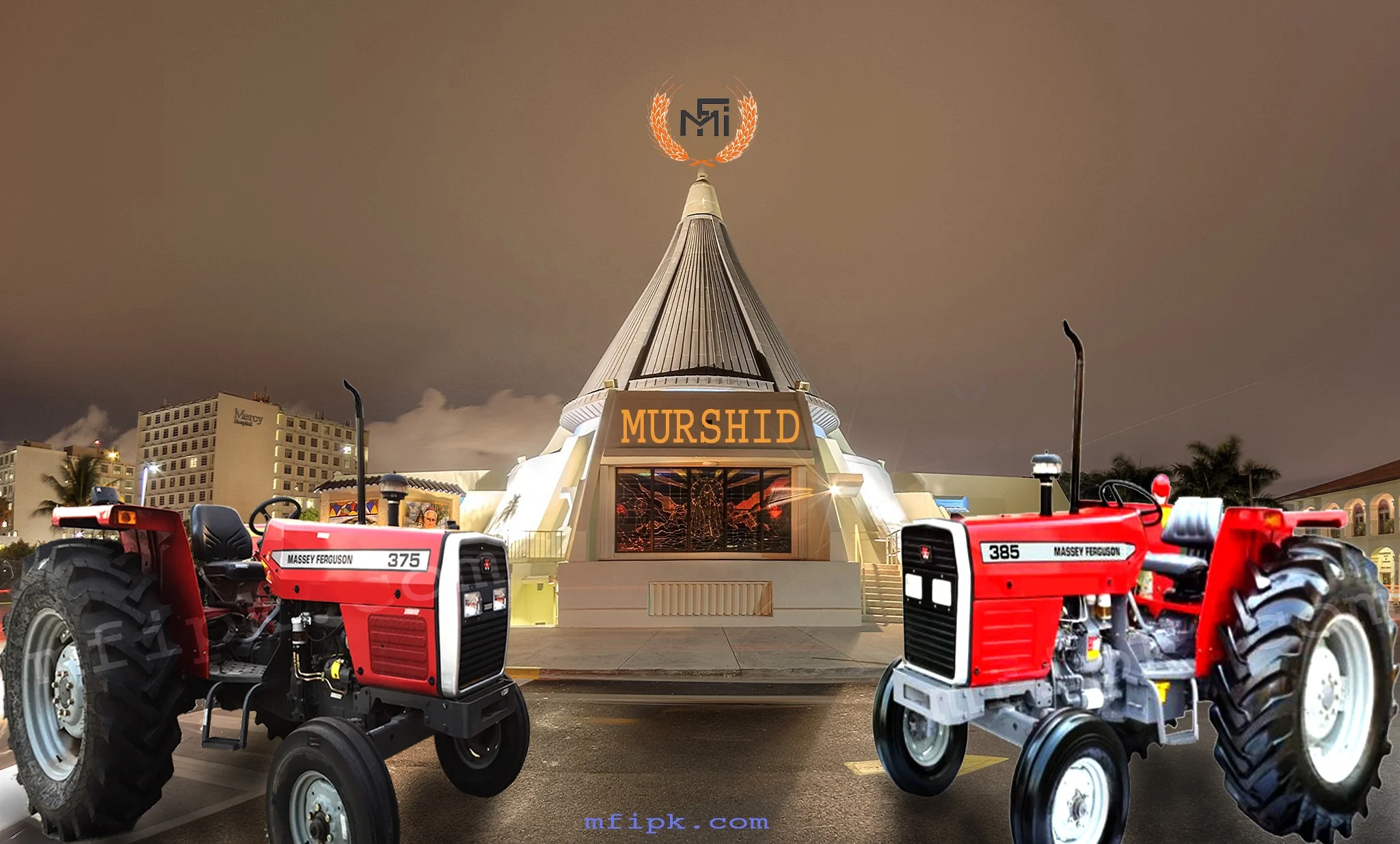 
Massey Ferguson Two Wheel Drive Tractors 375 2WD Tractors MF375 