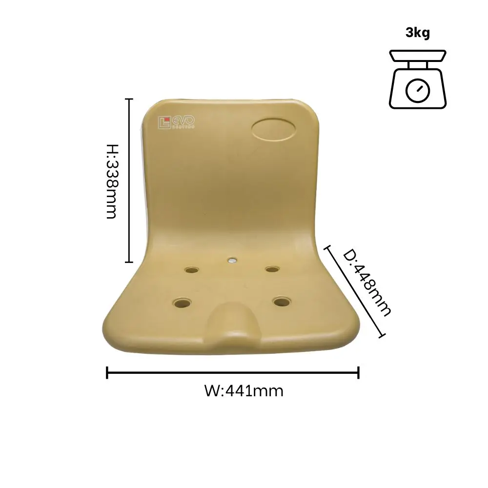 Best Selling EVO103 Stadium Sports Seats Modern Design Plastic Bucket Seats for Football & School Made in Vietnam