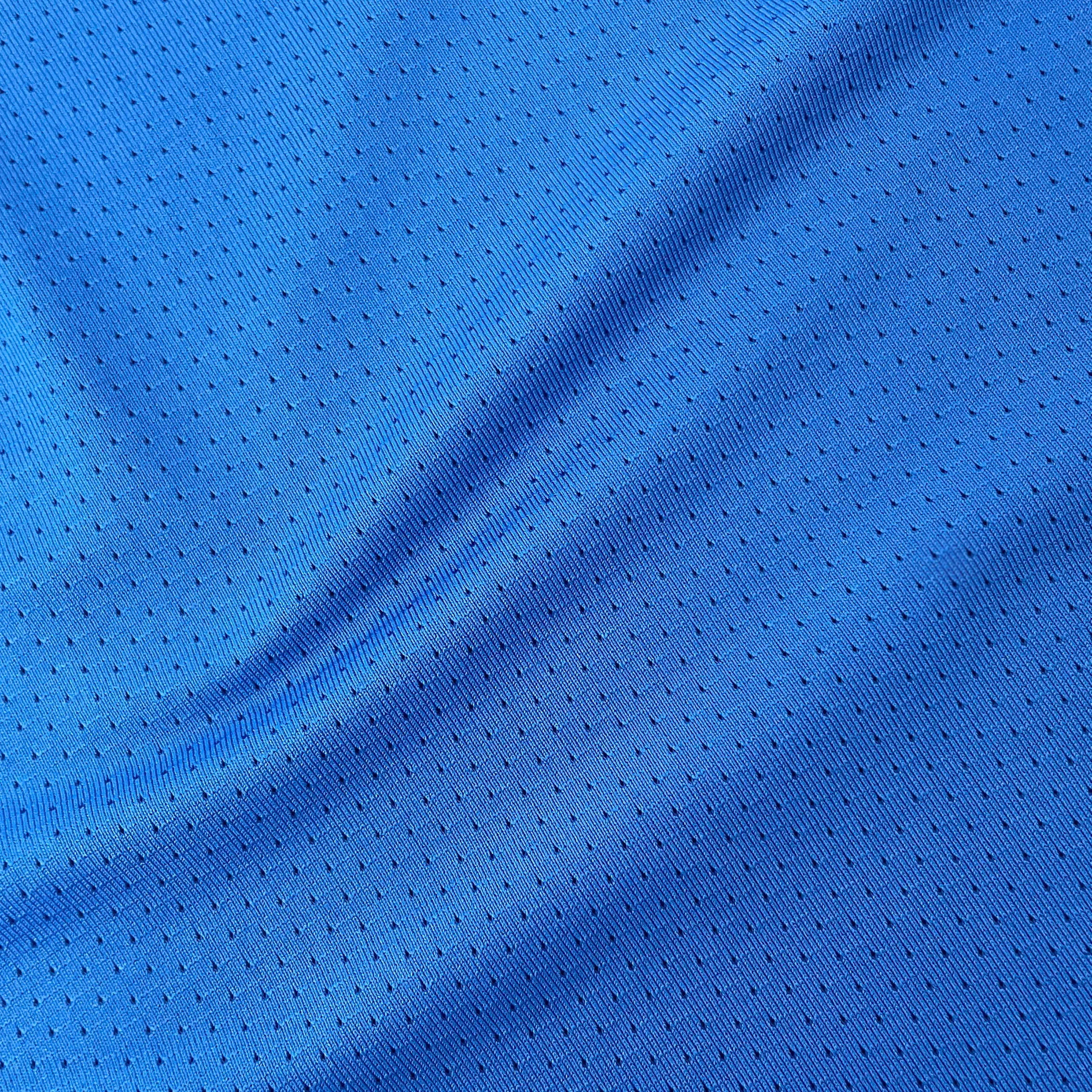 High Performance Polyester Spandex Breathable Double Knit Fabric Stretch Mesh Material for Sportswear