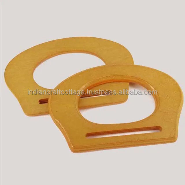 Buy Custom Color Handbag Handle Bag Wooden Handle