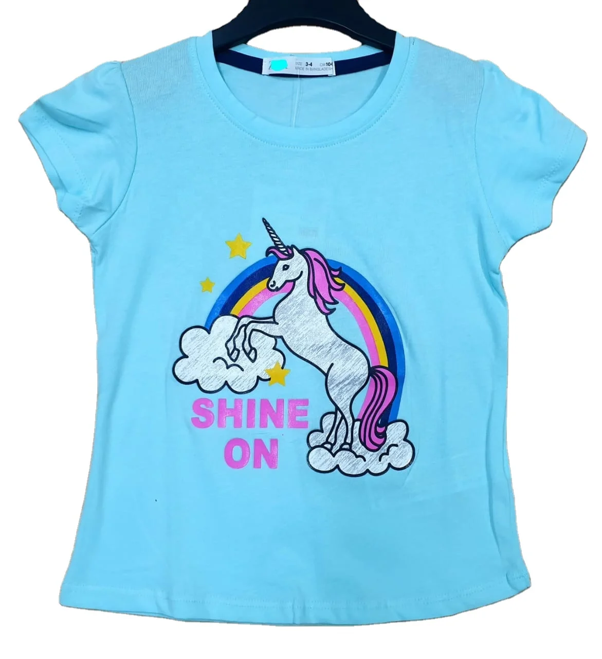 Girls spandex t-shirt ( ready stock )