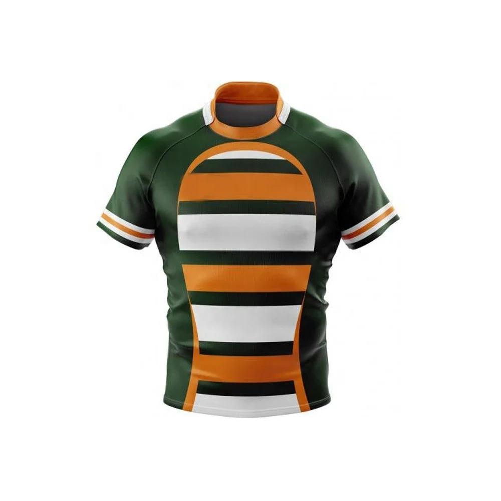 Wholesale sublimation printed long sleeve shirt rugby women and rugby shorts custom rugby uniform with logo