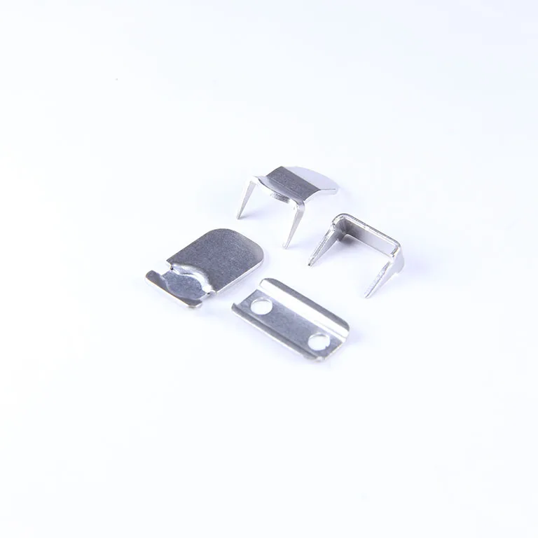 Brass small size durable 4 parts trouser hook