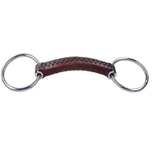 Best Buy Genuine Leather Horse Bit Horse Horse Bits Snaffle Stainless Steel Racing Equestrian Equine Mouth Bits