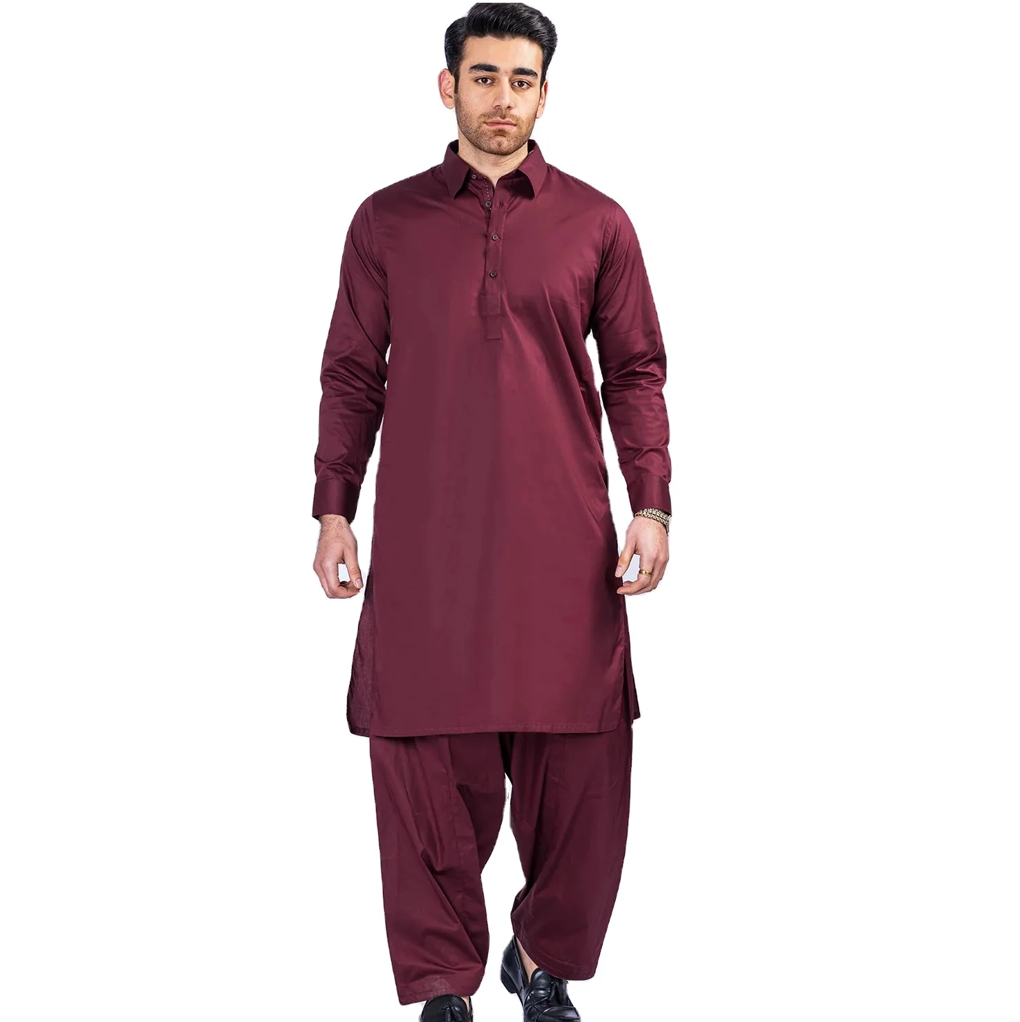 Men Shalwar Kameez Shalwar Kurta For Men 2024 men New style shalwar kameez breathable dress made in Pakistan