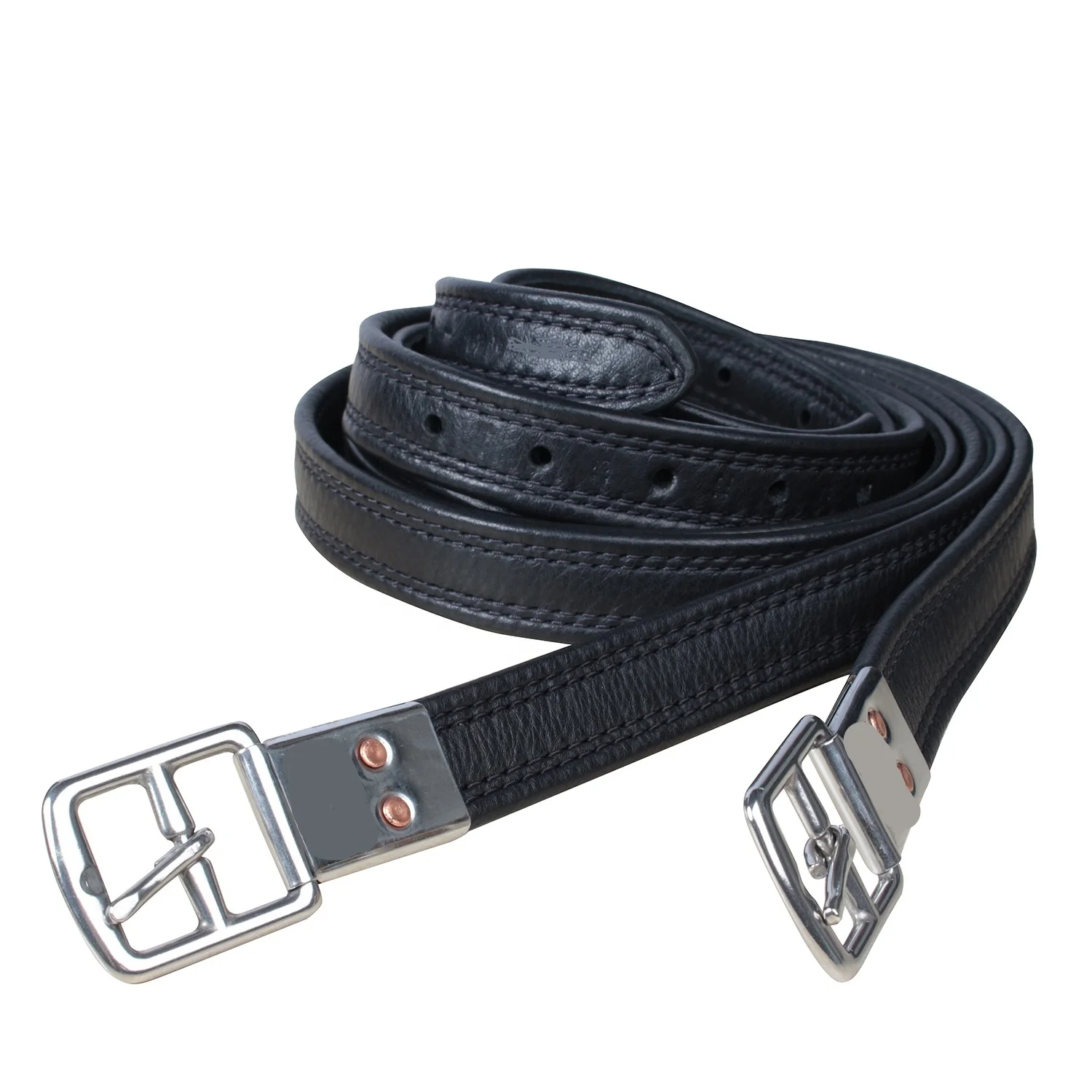 leather stirrup Handmade Horse Riding Leather Stirrups With Stainless Steel Buckle For Sale