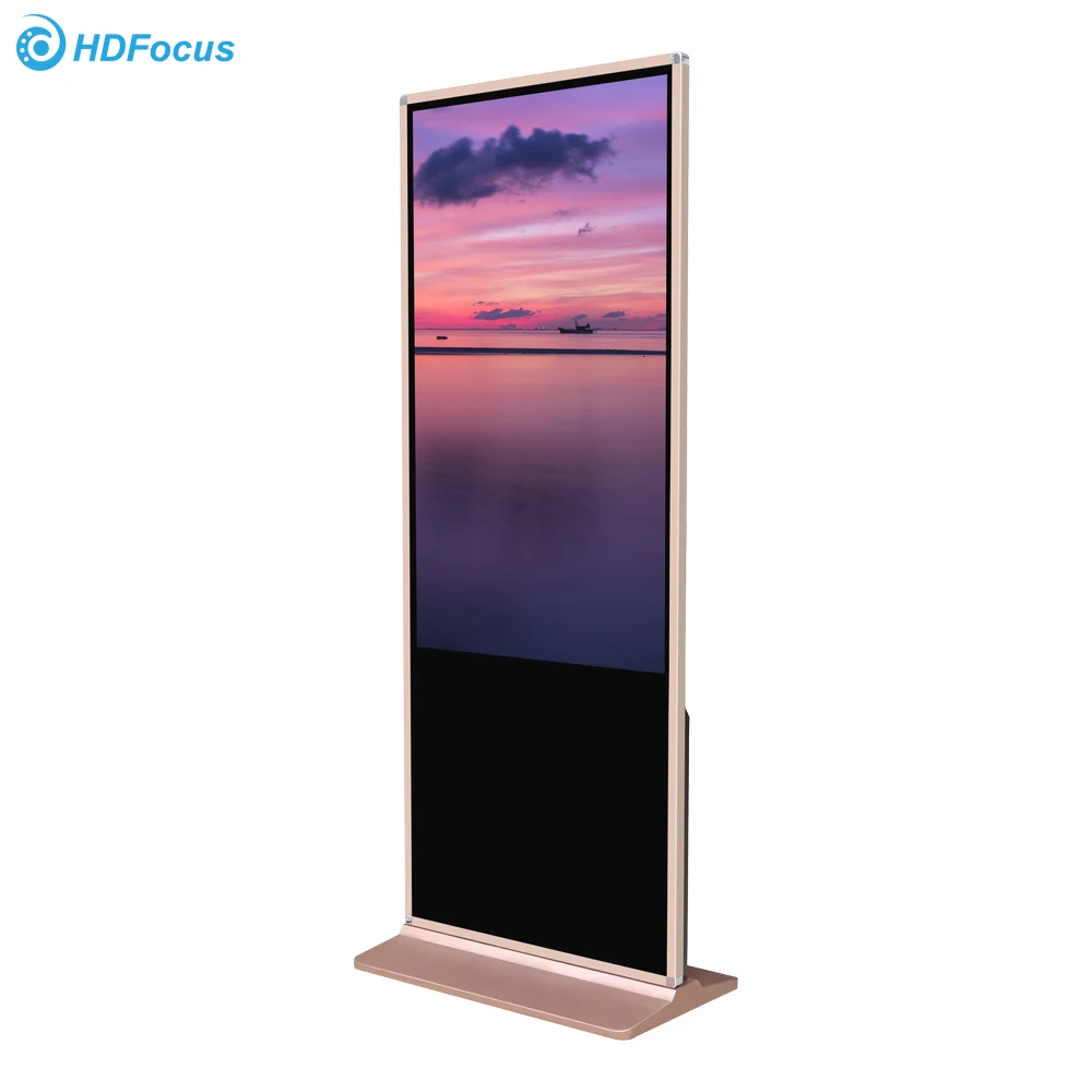 65 Inch Displays Machine lcd Touch Screen Advertising  Player Interactive Digital Signage High Brightness Optional For Kiosk
