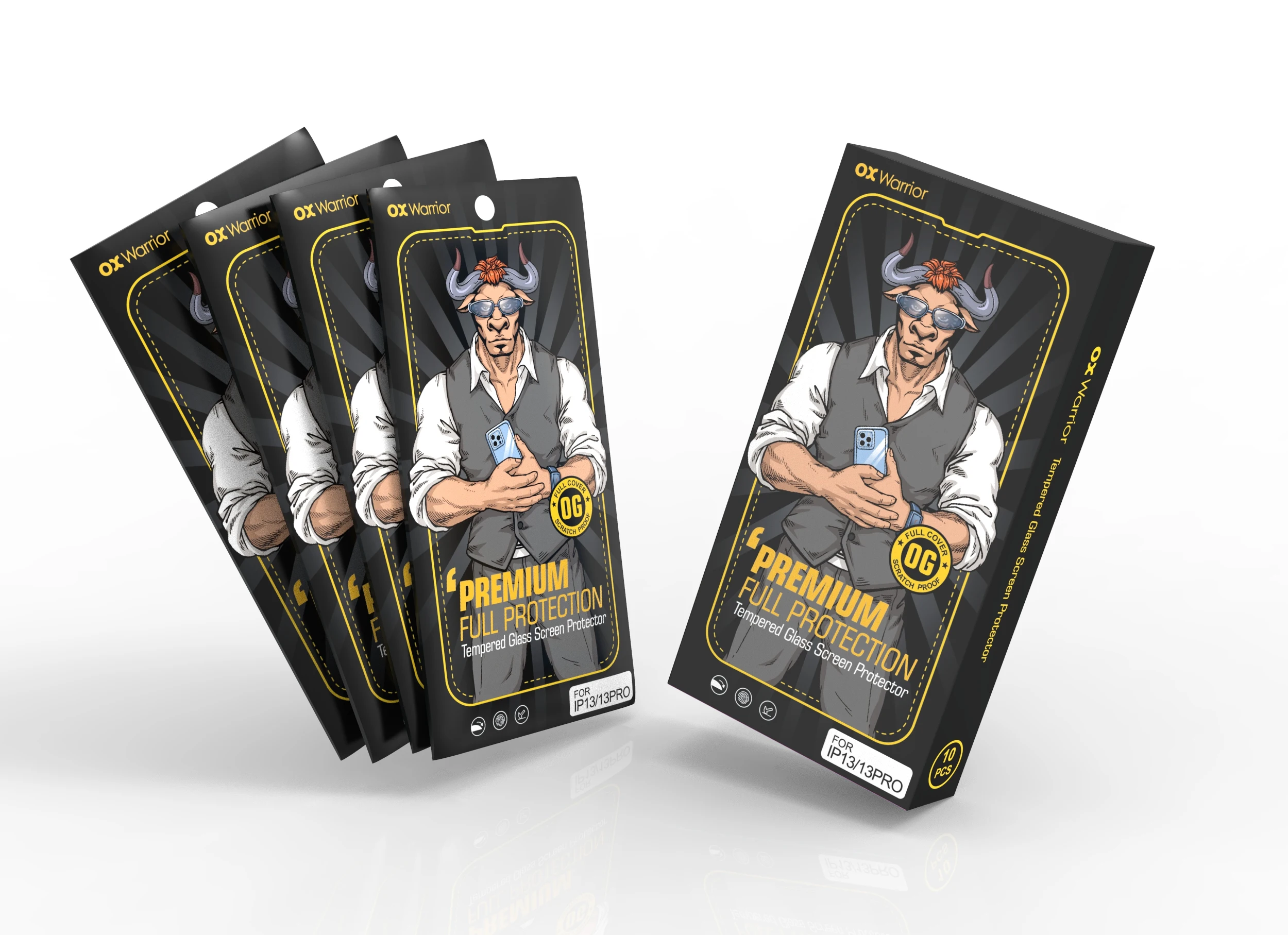 Factory Wholesale 1 2 Pack For iPhone 13 pro Max 12 11 X XR Full Glue 9H 2.5D Anti Privacy Screen Protector Tempered Glass Blue