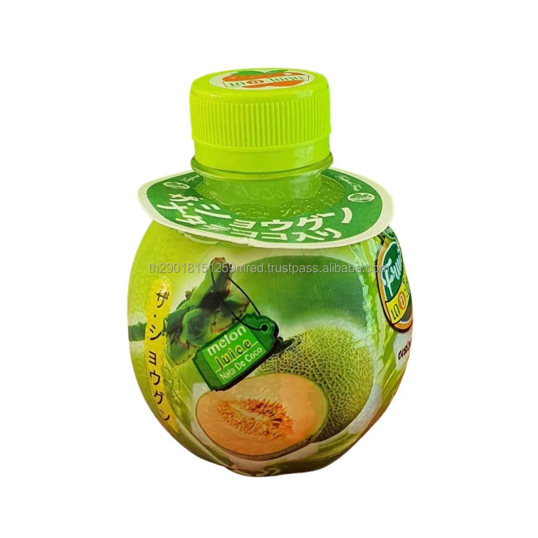 220 Ml Melon Beverage Concentraet Melon  Nata De Coco Drink Product of Thailand by Captain iLee of BEST A EVER Company Limited