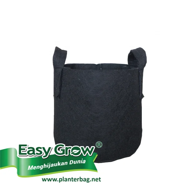 Wholesale High Quality Planter Bags Non Woven With Heavy Duty Handel 40 Litre Black Color Garden Vegetable Plant Grow Bag