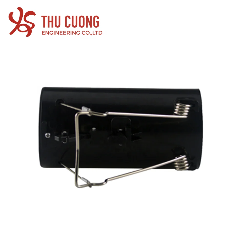 Easy Set Black Hole Mole Trap Quick Kill Rats Easy Set Pest Control Black Plastic With Metal High Sensitive Gopher Trapping