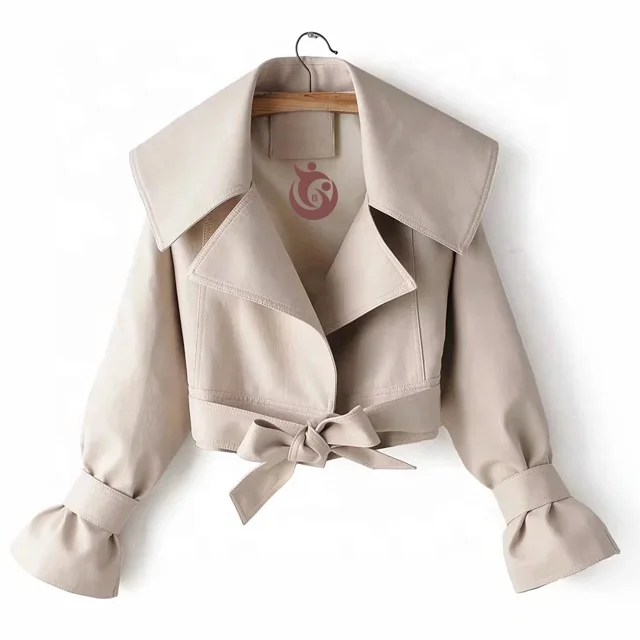 Autumn New Style Leather Jacket Sheepskin Loose Fashion Short 2021 Jacket winter Leather Women crop Jackets