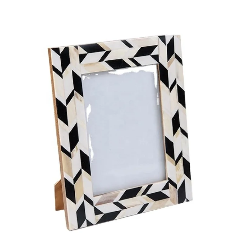 Bone Inlay Photo Frame Fancy Design Photo Frame for Home Decor Wall and Living Room Photo Picture Frames for Hot Sale Product