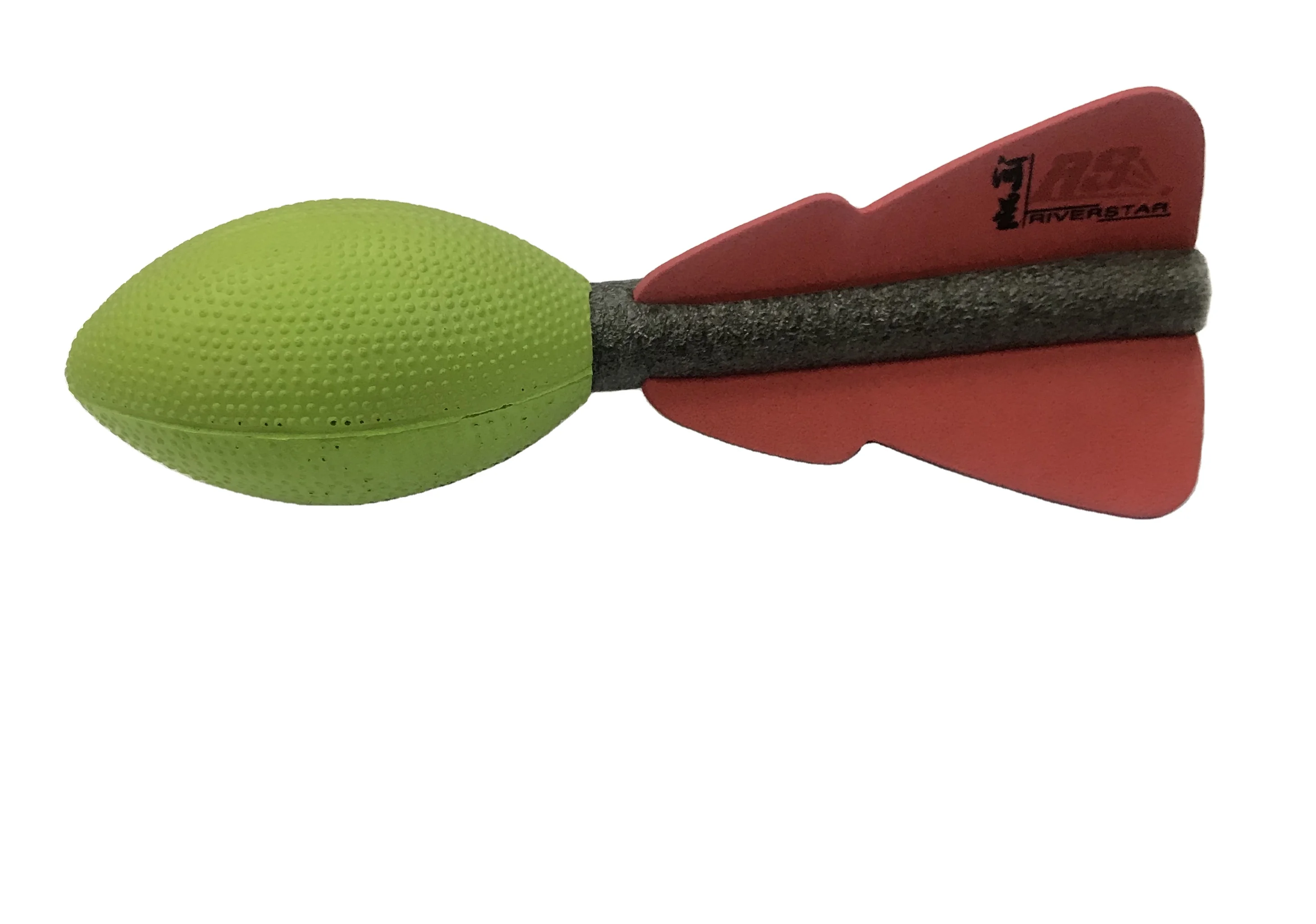 PU Bazooka Rocket Launcher Outdoor Sport Foam Rocket Finger Throwing Football Toy Game Parent-Child Whistling Ball Flying Rocket