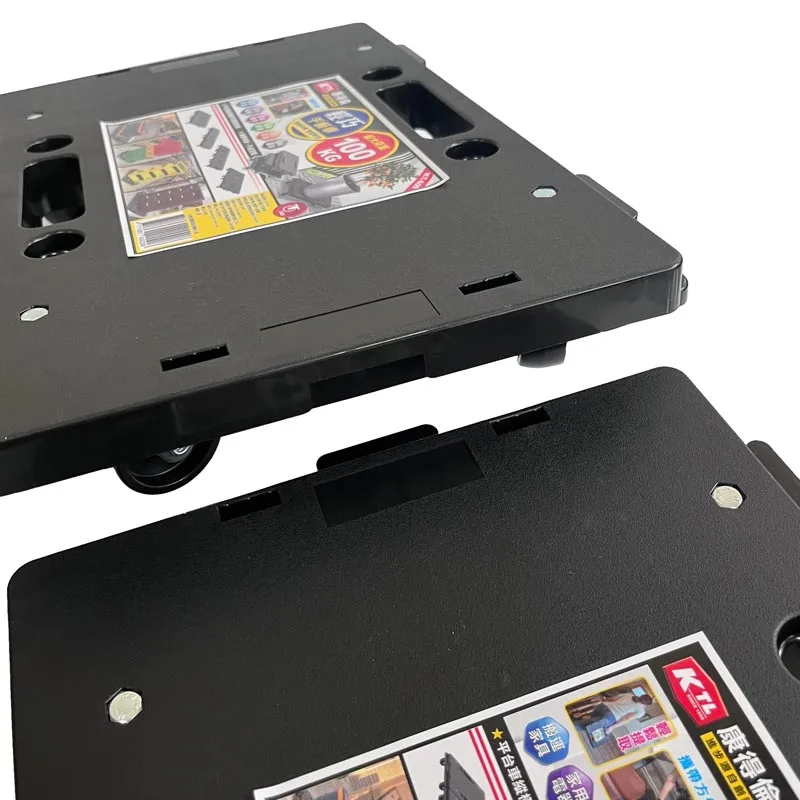 easy moving easy splicing platform plastic dolly for logistic