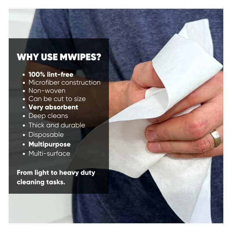 Lint free Microfiber nonwoven Magic Streak Free Cleaning Cloth 3 Pack Clean Any Surface for Window
