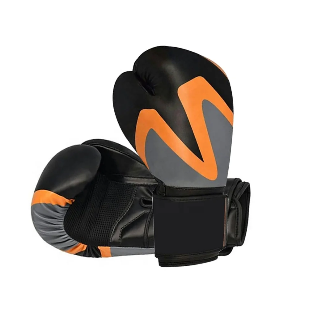 Microfiber Leather Boxing Gloves Custom Logo Professional MMA Boxing Gloves for Adults Men Women Boxing Gloves