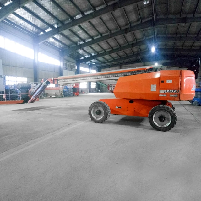 Used JLG Model 660SJ 28m 4WD Diesel Telescopic Boom Lift For Sale