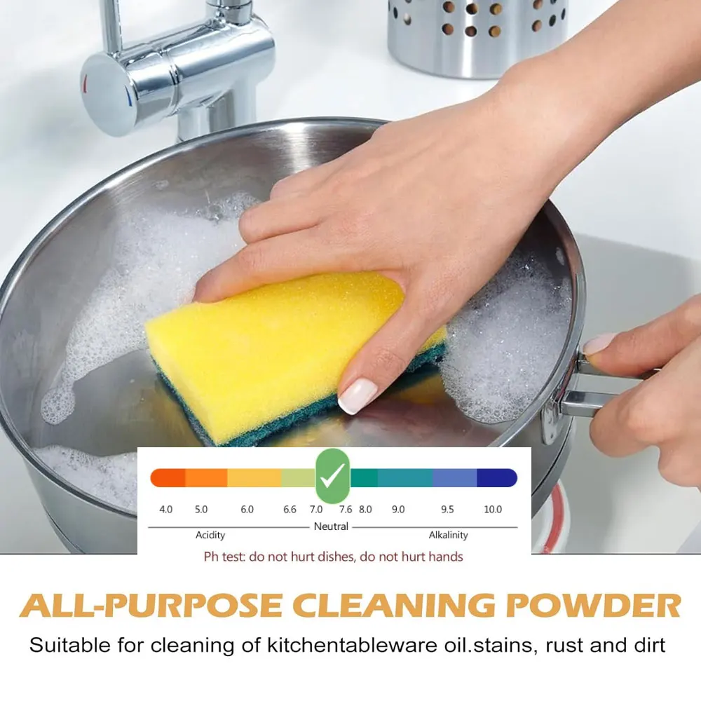 Super-Powerful Cleaner Powder Cleaner Degreaser Dirt And Stubborn Stains All-purpose Cleaning Powder Remover Kitchen Cleaner