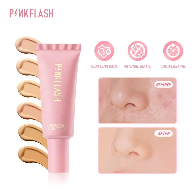 PINKFLASH PF-F03 bb крем производство Жидкая основа для макияжа Увлажняющая Основа пчелиный воск