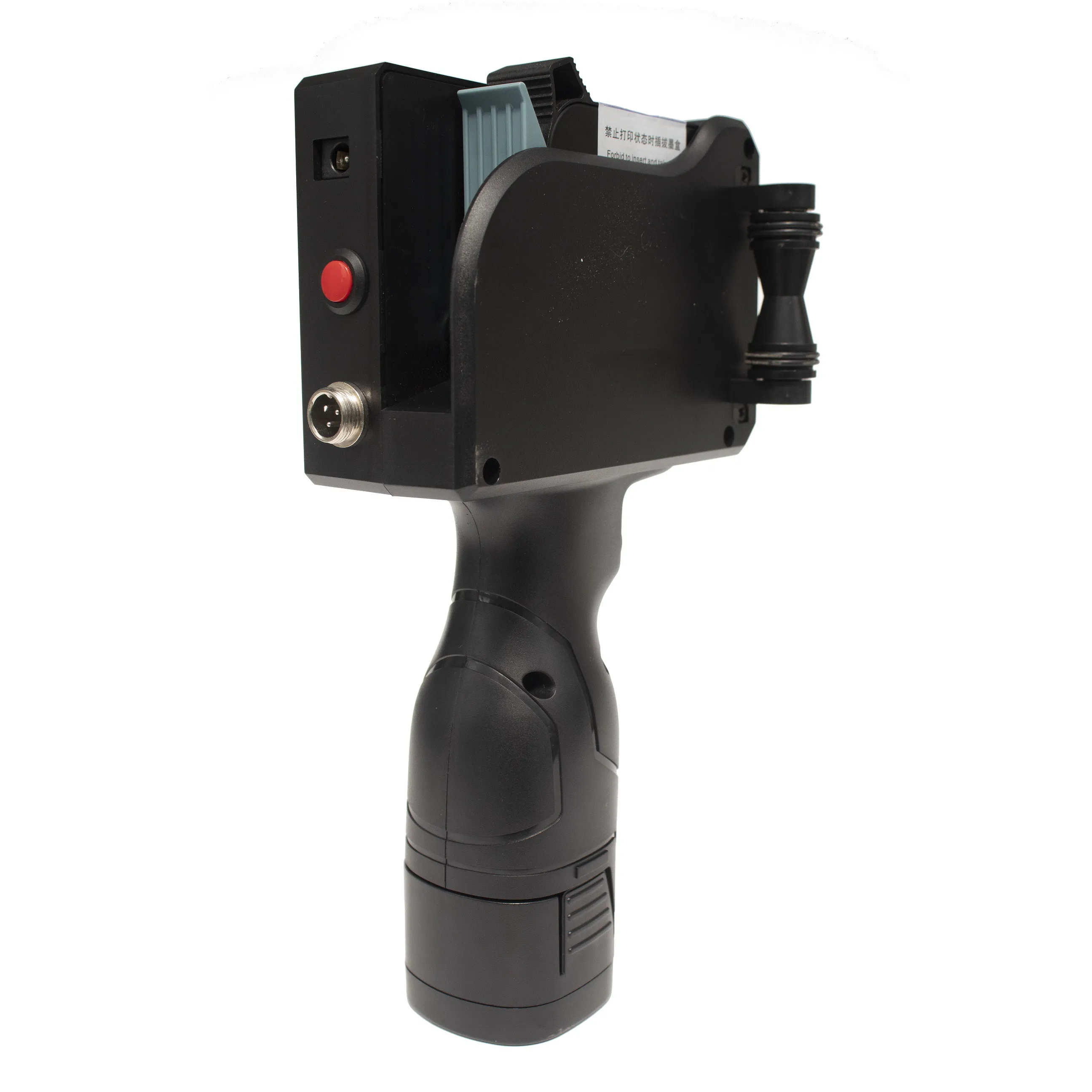 Portable logo QR barcode Handheld printer for metal glass plastic bag tube bottle wood egg solvent ink printer