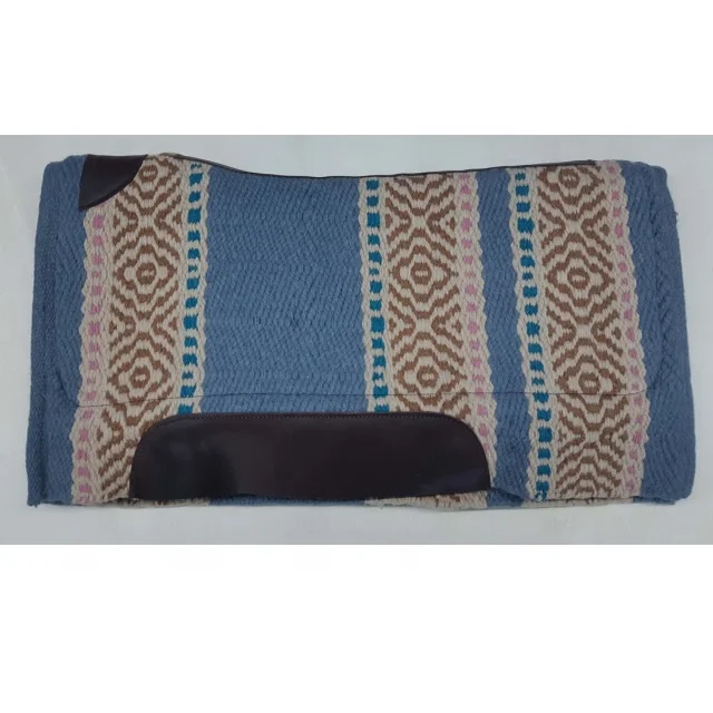 Portable High Quality Indian Wool Western Saddle Pad with Solid Colored For Horse Racing Uses Equipment By Exporters