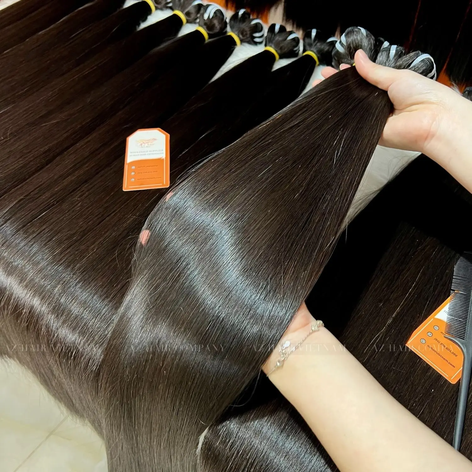 Best Selling Remy Hair Extensions Bone straight Weft 100% Vietnamese Human Hair Double Drawn Virgin Weft Hair