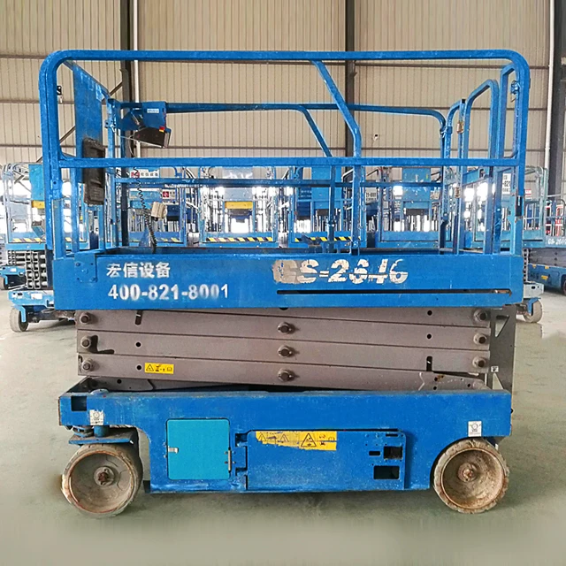 Genie Used Awp Lift Model GS-2646 9.96m Electric Scissor Lift price for all country