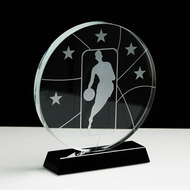 Сувенирный подарок на заказ хрустальный трофей MVP 18x15 см баскетбольные спортивные трофеи для наград