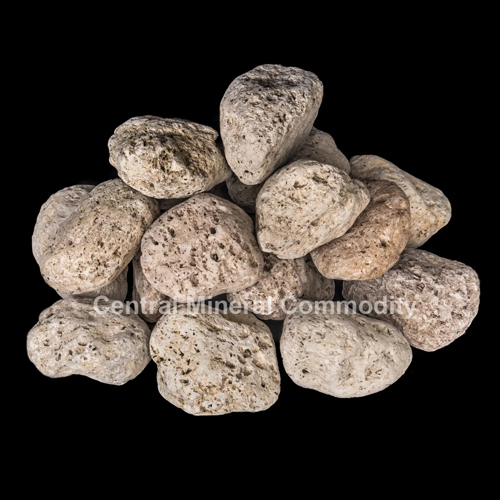 Натуральный пемза для стирки одежды, размер 2-4 см, индонезийский пористый светло-коричневый вулканический минерал