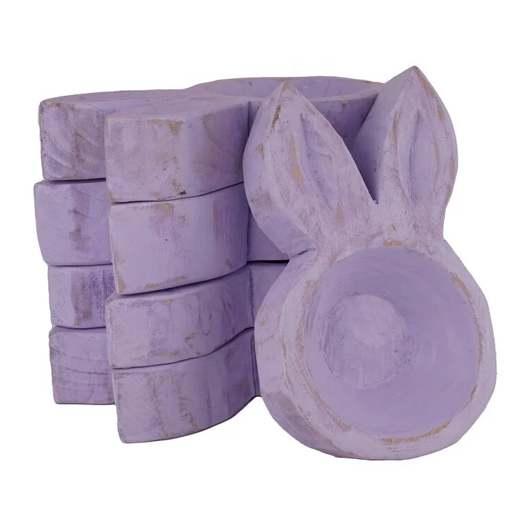 Easter Exquisite design best handmade fragrance rabbit shaped dough bowl candle from Viet Nam