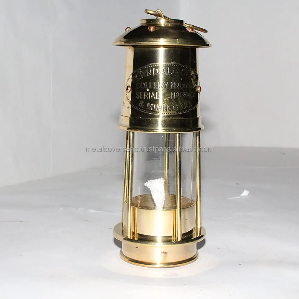 Nautical Kerosene Lamp Antique Theme Brass Polished Finishing Design Decorative Mini Lantern Hanging And Outdoor Camping Decor