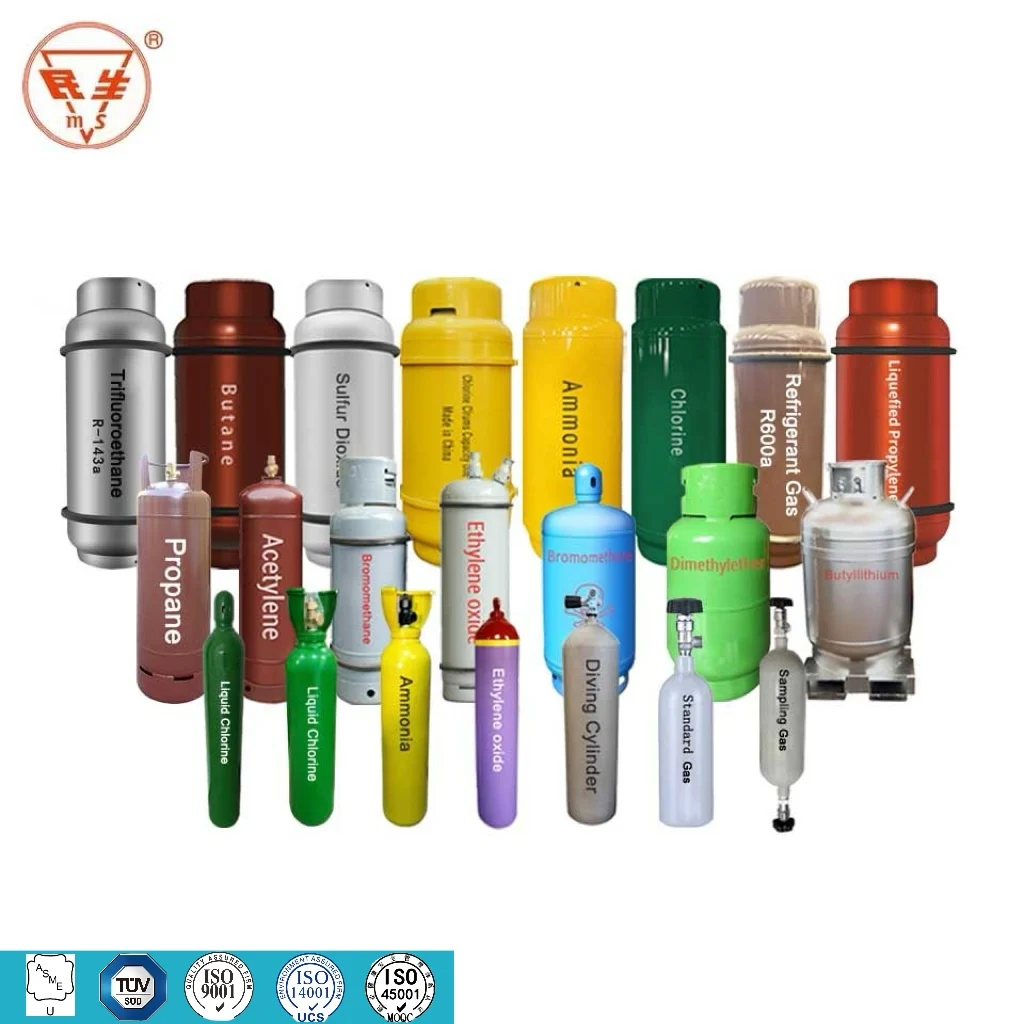 High Quality 400L Nh3 Industrial Empty Liquid Ammonia Gas Cylinder For Sale With Valve